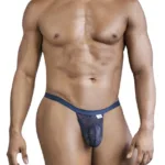 99823 Lace Thongs Color Blue Size S/M