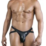 99840 Crisscross Thongs Color Black Size L/XL