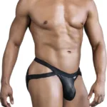 99840 Crisscross Thongs Color Black Size S/M - Image 3