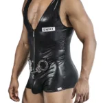 99844 Police Bodysuit Color Black Size L - Image 3