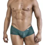99857 Lace Trunks Color Green Size L/XL