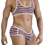 99859 Two Piece Outfit Color Stripes Size L - Image 3