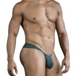 99861 Lace Thongs Color Green Size S/M - Image 3