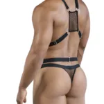 Alternative view of 99862 Fishnet Outfit Color Black Size L/XL