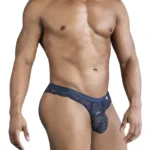 99868 Lace Briefs Color Navy Size M - Image 3
