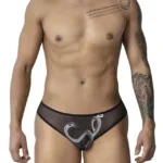 Alternative view of 99871 Egyptian Briefs Color Black-White Size L/XL