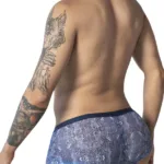 Alternative view of 99873 Water prints Trunks Color Blue-White Size L/XL