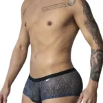 99873 Egyptian Trunks Color Gray-Black Size S/M - Image 3
