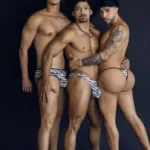 Alternative view of 99877 Zebra Thongs Color Zebra Print Size 1-2XL
