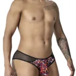 99879 Leopard Briefs Color Animal Print Size S/M - Image 3