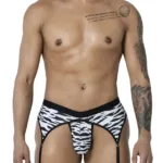 99881 Zebra Thongs Color Zebra Print Size L/XL - Image 3