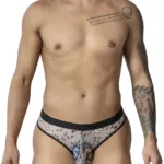 99885 Sun Moon Thongs Color Nude-Black Size 1-2XL