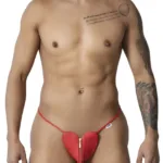 99892 Heart Thongs Color Red Size S/M - Image 5