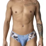 99900 Cowboy Briefs Color Animal Print Size S/M - Image 3