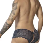 Alternative view of 99907 Lace Trunks Color Navy Size L