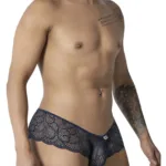 99907 Lace Trunks Color Navy Size S - Image 3