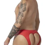 99908 Heart Briefs Color Red Size L - Image 7