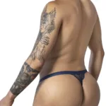 Alternative view of 99915 Lace Thongs Color Navy Size S/M