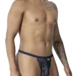 99915 Lace Thongs Color Navy Size L/XL - Image 3
