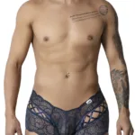 99916 Lace Trunks Color Navy Size S - Image 3