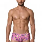 99922 Trunks Color Printed Pink Size S/M
