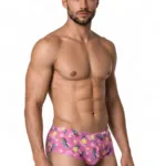 99922 Trunks Color Printed Pink Size S/M - Image 3