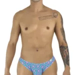 99923 Briefs Color Printed Blue Size L/XL