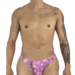 99923 Bikini Color Printed Pink Size L/XL