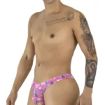 Alternative view of 99923 Bikini Color Printed Pink Size L/XL