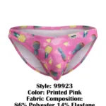 99923 Bikini Color Printed Pink Size S/M - Image 10