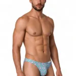 99924 Thongs Color Printed Blue Size L/XL - Image 3