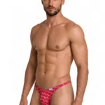 99924 Thongs Color Printed Fuchsia Size L/XL - Image 3
