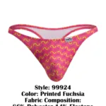 99924 Thongs Color Printed Fuchsia Size L/XL - Image 9