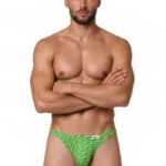 99924 Thongs Color Printed Green Size L/XL