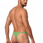 Alternative view of 99924 Thongs Color Printed Green Size L/XL