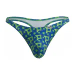 99924 Thongs Color Printed Navy Size S/M - Image 4