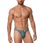 99924 Thongs Color Printed Navy Size L/XL