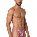 99924 Thongs Color Printed Pink Size S/M - Image 3