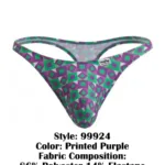 99924 Thongs Color Printed Purple Size S/M - Image 11