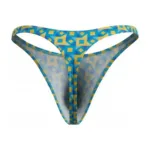 99924 Thongs Color Printed Turquoise Size S/M - Image 8