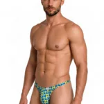 99924 Thongs Color Printed Turquoise Size S/M - Image 3