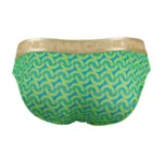 99926 Briefs Color Printed Green Size S/M - Image 5