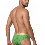 Alternative view of 99926 Briefs Color Printed Green Size L/XL