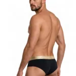 Alternative view of 99932 Briefs Color Black-Gold Size L/XL