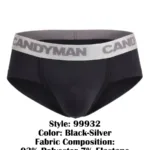 99932 Briefs Color Black-Silver Size S/M - Image 7