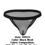 99933 Bikini Color Black Mesh Size S/M - Image 9