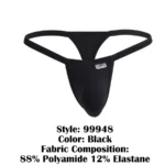 99948 Thongs Color Black Size S/M - Image 7