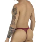 99954 Thongs Color Burgundy Mesh Size 1-2XL - Image 3