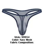 99954 Thongs Color Navy Mesh Size S/M - Image 7