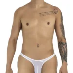 99954 Thongs Color White Mesh Size 1-2XL
